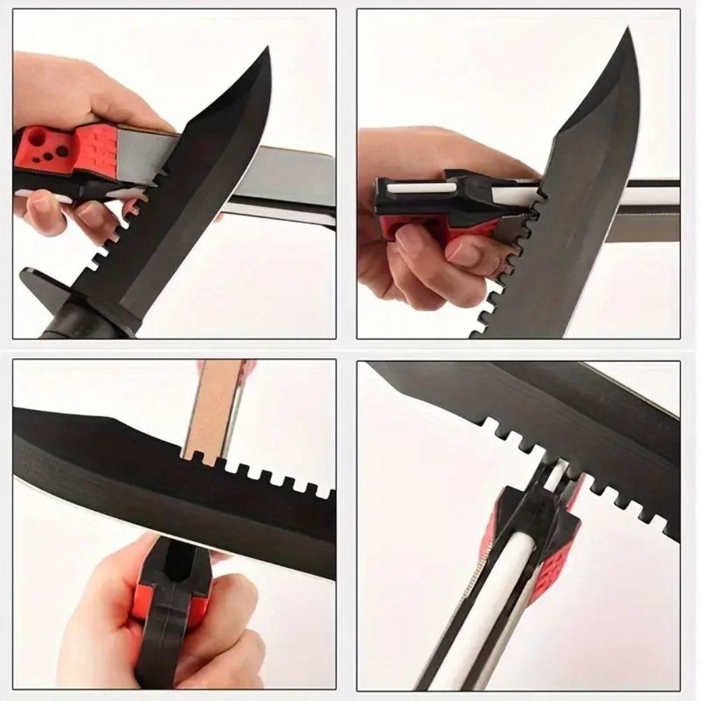 Double-Sided Outdoor Multifunctional Sharpener Carborundum Sharpening Tools Kitchen