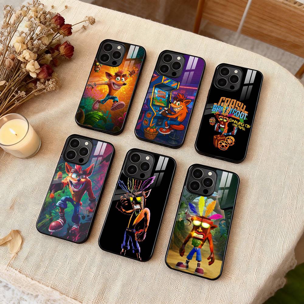 C-CrashS B-Bandicoot Game Phone Case For iPhone 17,16,15,14,13,12,Plus,Pro,Max for Magsafe Magnetic Wireless Charging
