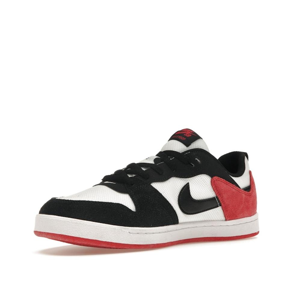 Nike Alleyoop SB White University Красные мужские кроссовки Черные CJ0882-102