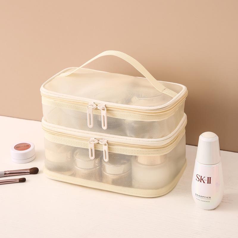 Портативная вместительная косметичка и туалетные принадлежности в дворцовом стиле с дополнительным логотипом