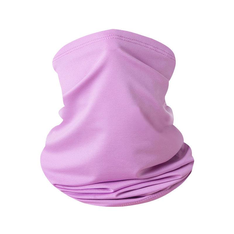 Summer Ice Silk Sunscreen Neck Gaiter: Breathable, Quick-Drying, Multifunctional Headscarf and Cycling Face Mask for Sun Protection