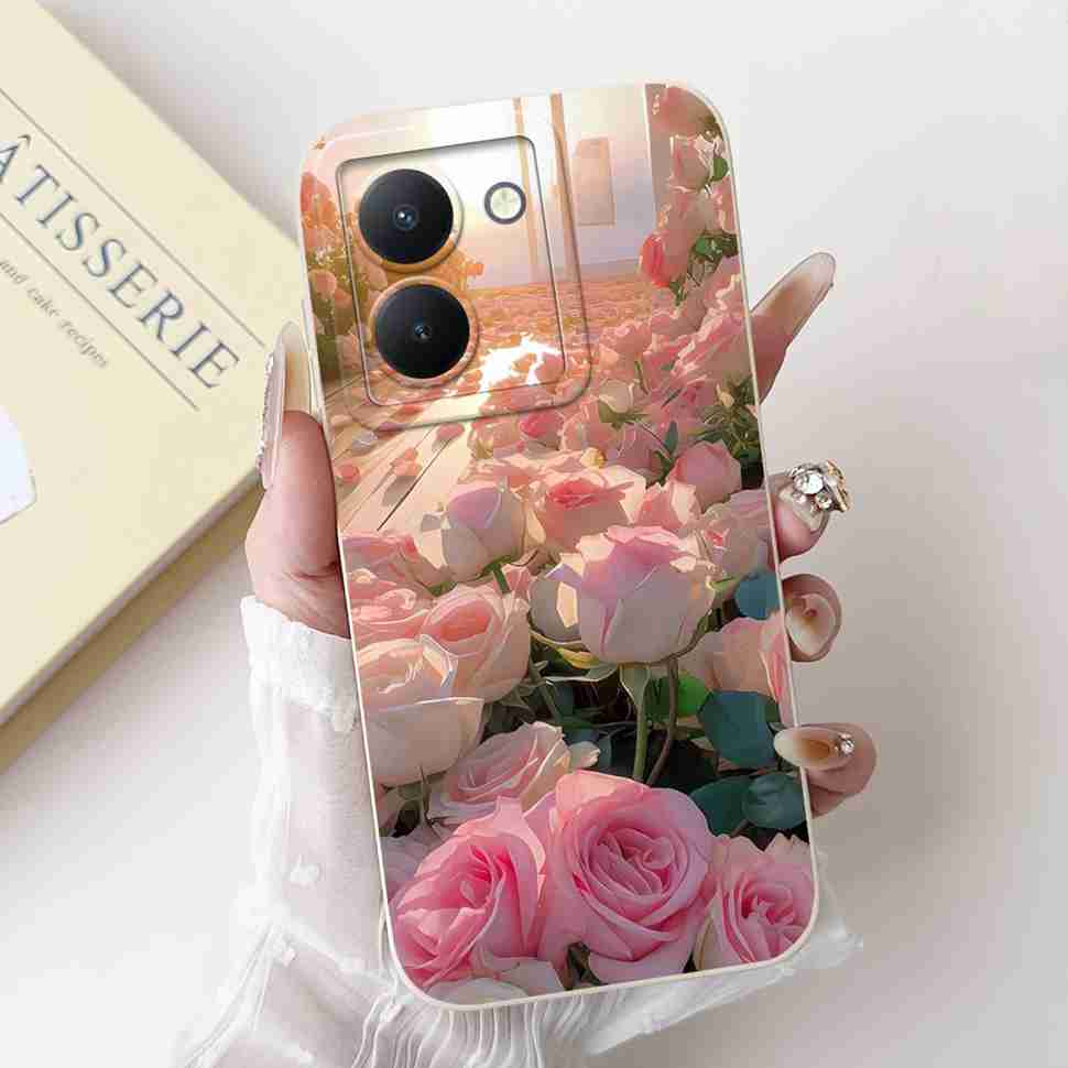 Чехол для Vivo Y36 4G V2247 Модный Расписной Силиконовый Чехол Для Vivo Y 36 Y36 vivoY36 Мягкий Ударопрочный Fundas Coque