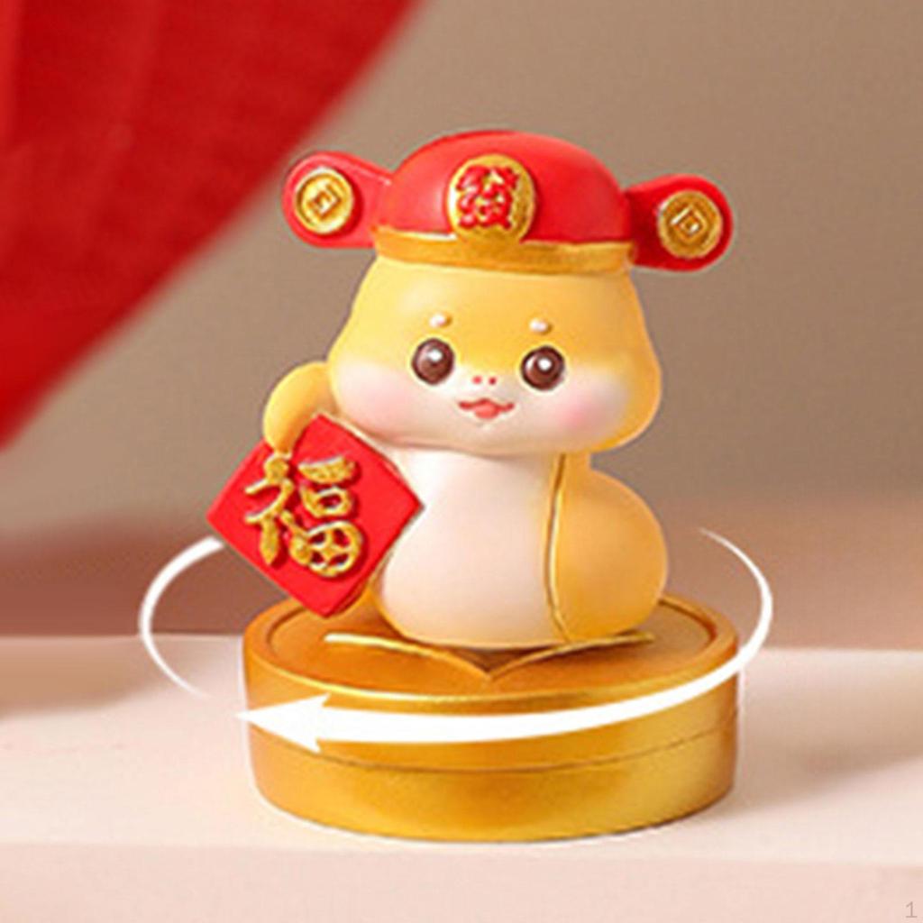 Year Statue Animal Sculpture Collection Birthday Gift Decorative Figurine Tabletop Ornament