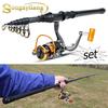 Fishing Rod Reel Combos Telescopic Fishing Rod with 12BB Spinning Fishing Reels for Carp Fishing