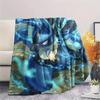 Lucario 4  Print Flannel Blanket, High quality Comfortable for All Seasons, Home Decor, Warmth and Comfort