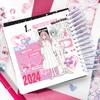 3 шт. Y2K винтажные джинсовые милые блестящие наклейки из материала Blingbling Kawaii Girl Scrapbook Notebook Kpop фотокарта DIY Decor