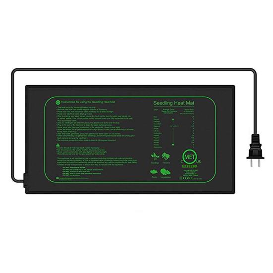 Нагревательный коврик для прорастания растений, энергосберегающий, быстрый нагрев, водонепроницаемый, мягкий, легко чистящийся, огнестойкий нагревательный коврик