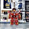Супергерои Меха DIY Строительные блоки Кино Мех Герой 3D Модель Броня Железный Робот MOC Кирпичи Игрушки Для Взрослого Ребенка Мальчика Рождественский Подарок