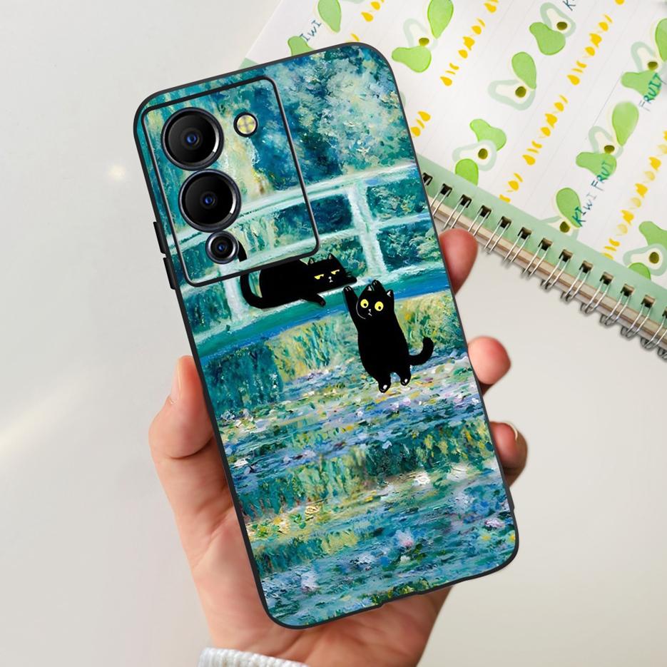 Чехол для Infinix Note 12 G96 X670 Новая Модная Расписная Крышка Ударопрочный Чехол для Телефона Для Infinix Note 12 Turbo Note12 G96 Мягкие Чехлы