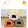 Теплая кошачья будка Японская кошачья будка Осенняя и зимняя кошачья будка Полузакрытая кошачья будка