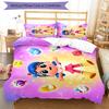 3pcs True and the Rainbow Kingdom Bedding Set Duvet Cover Closure Includes 1 Duvet Cover & 2 Pillowcases, Soft and Comfortable for All Seasons.