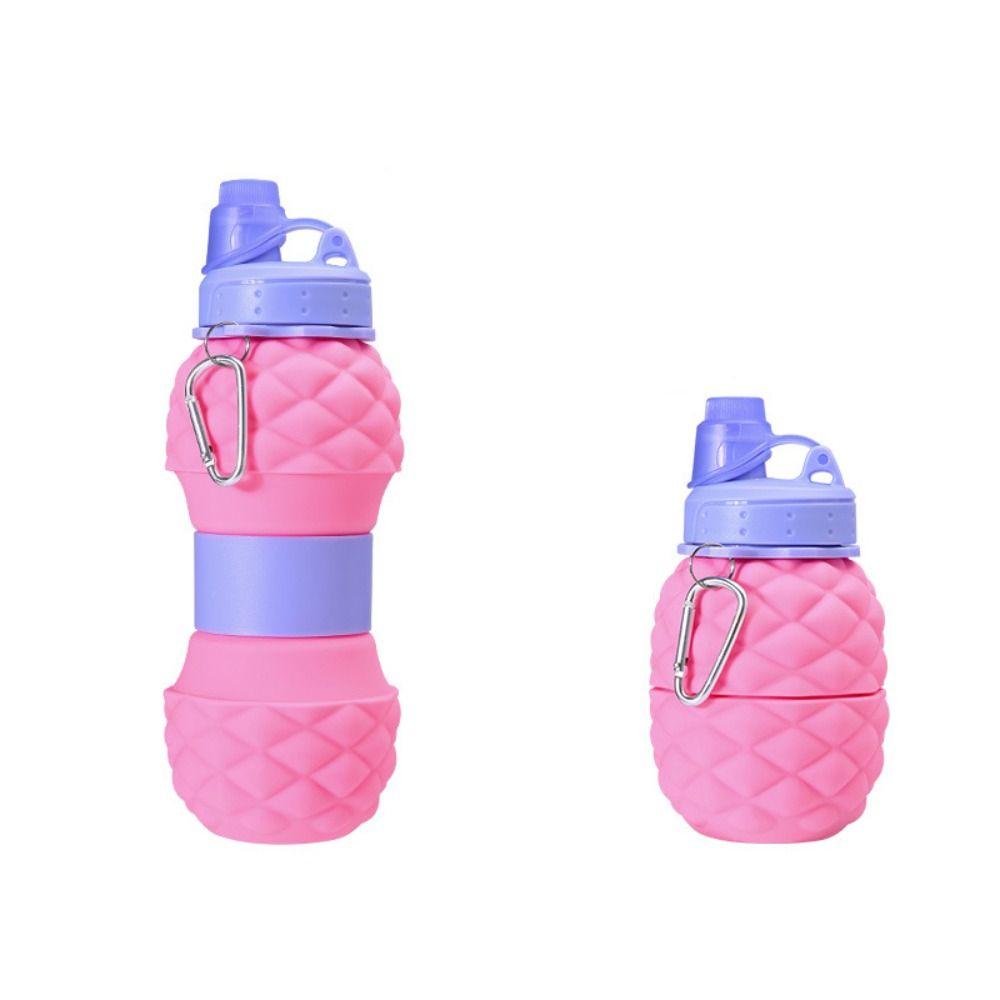 Fruit Shape Pineapple Sport Bottle Pineapple Collapsible Water Bottles Outdoor