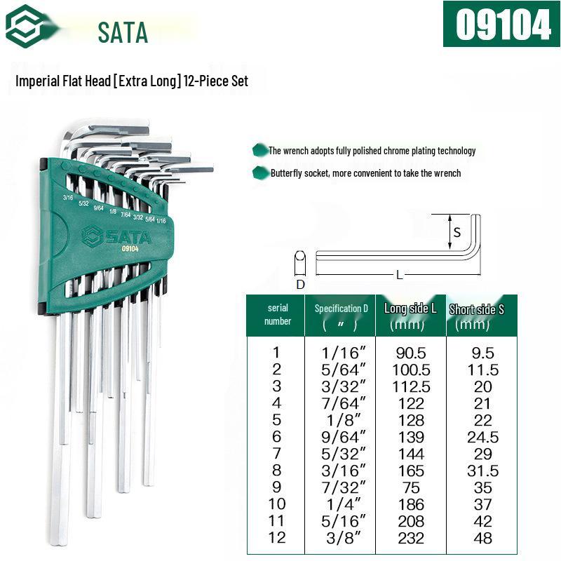 Набор SATA Torx и метрических шестигранных ключей