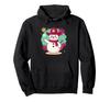 Festive Snowman Cheerful Holiday Star Hoodie