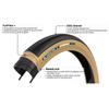 Бескамерная гравийная шина Panaracer Gravelking+ Tubeless 700C x 30