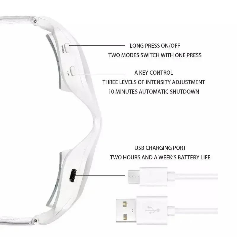 Массажер для глаз снимает усталость глаз, массажные очки для глаз, массажер для снятия усталости глаз