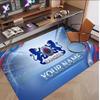 Персонализированный ковер из кристаллического бархата с узором Rangers FC, нескользящий коврик для пола