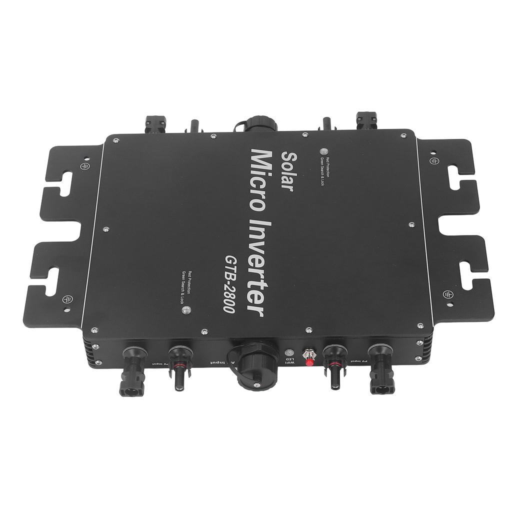 2800 Вт Солнечный сетевой инвертор MPPT Power Micro Inverter с управлением по WiFi IP65 Водонепроницаемый