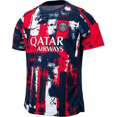 Мужская футбольная форма ПСЖ Академия Про Домашняя Dri-FIT Предматчевая Темно-синий Красный FN9657-411
