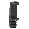 Phone Clamp Tripod Mount Adapter 14in Cold Shoe Portable Adjustable Phone Clip Mount Holder