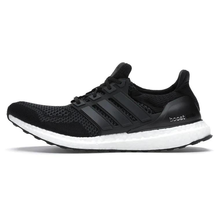 adidas UltraBoost 1.0 'Core Black' (унисекс) Черный / Белый Беговые кроссовки S77417