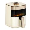 Visible Window Fryer 4.5L Large Capacity Oil Smoke Free Kitchen Fryer Cooker for Chicken Wing