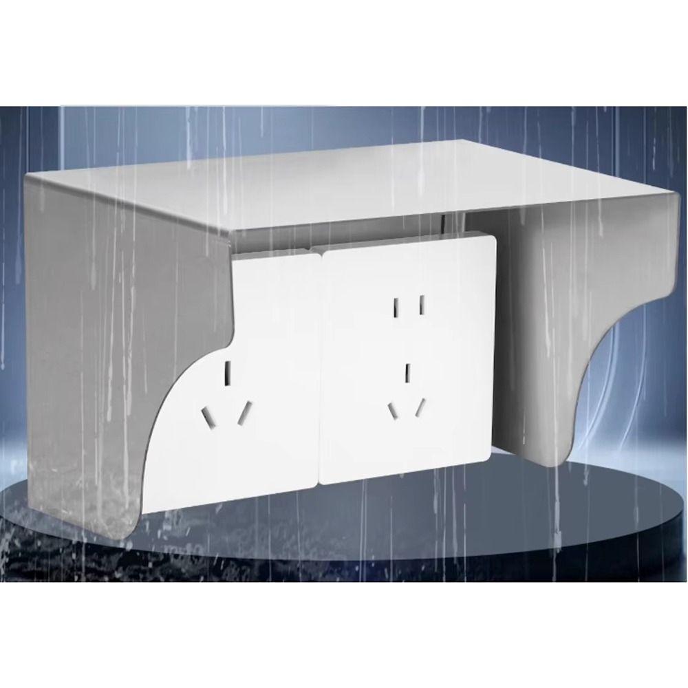 Stainless Steel Doorbell Rain Cover 12.5-50cm Length Outdoor Switch Protection Charging Station