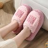 Супермягкие хлопковые тапочки мужские утолщенные теплые меховые тапочки унисекс пары холодостойкие жилые домашние мужские мохнатые тапочки