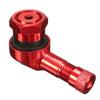 2PCS 11.3mm CNC Aluminum Red  Motorcycle 90 Degree Rim Wheel Tire Valve Stems