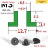 T-Shaped Nylon Insulating Bushing Spacer for M3-M35 Threads