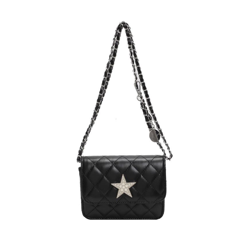 Новая летняя стильная уникальная и красивая сумка через плечо в корейском стиле, маленькая квадратная сумка, модная сумка через плечо с цепочкой, женская сумка