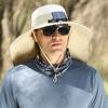 Solar Fan Wide Brim Sun Hat USB Charging Solar Power Fan Cap Outdoor Activities Sunscreen Cooling Hat