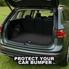 Large Bumper Guard For Cars, 38 X 25 Inch Foldable Vehicle Rear Bumper Cargo Protector Mat Prevent Scratches During Loading & Unloading, Auto Trunk