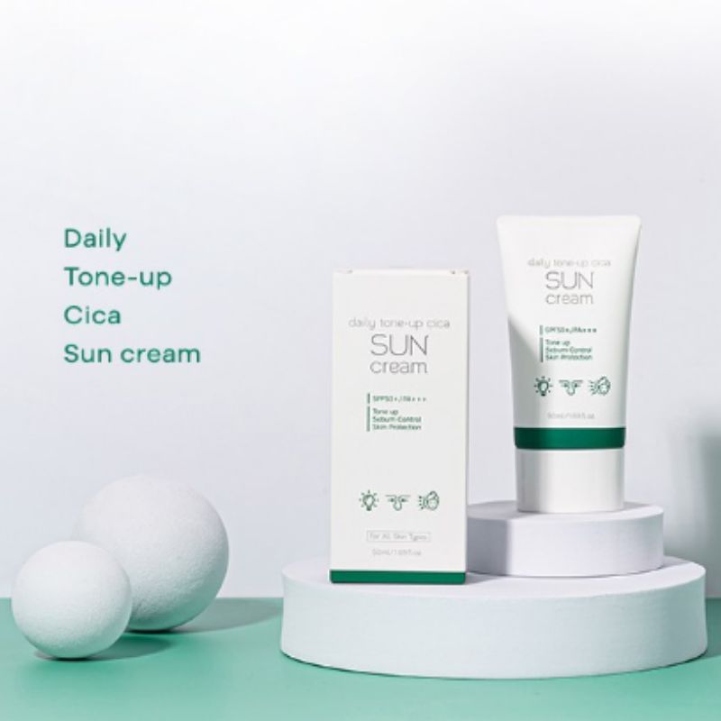 Prreti Ежедневный крем-солнцезащита с ЦИКА для выравнивания тона кожи SPF50+ PA+++ 50 мл