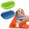 Pet Bath Brush Rubber Comb Hair Removal Brush Pet Dog Cat Grooming Cleaning Glove Massage Pet Hair Care Tool