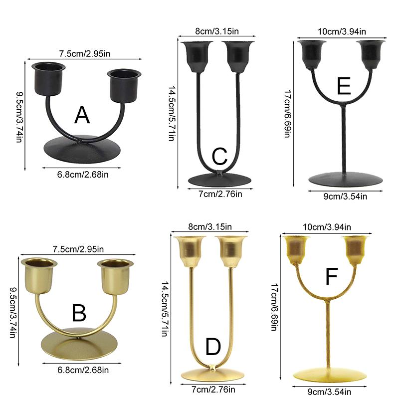1 шт. подсвечник украшение праздничные принадлежности Y-образные свадебные украшения U-образные праздничные подарки металлический подсвечник украшения для дома