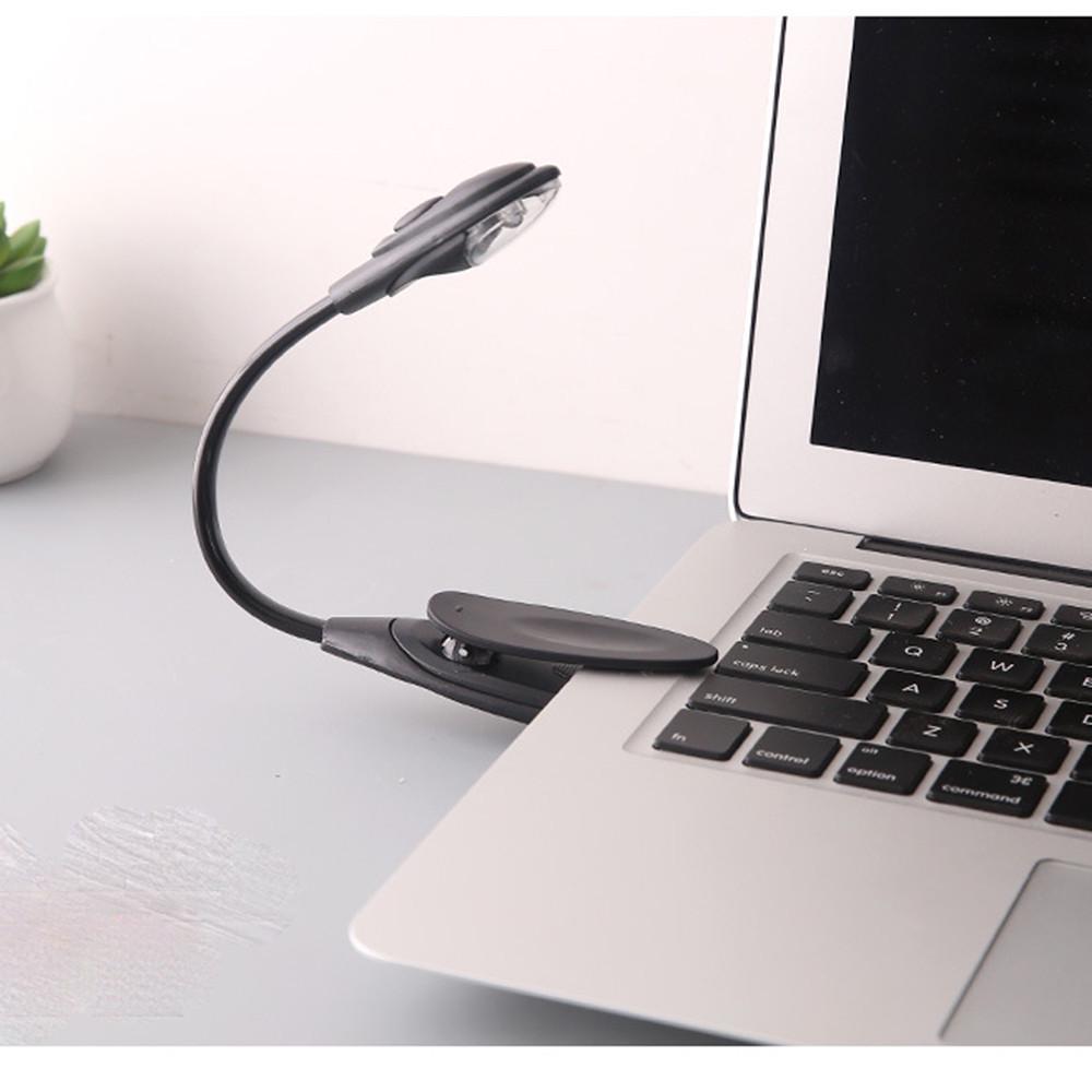 Прекрасный удобный портативный дорожный светильник для чтения книг, мини-светодиодный фонарик с зажимом