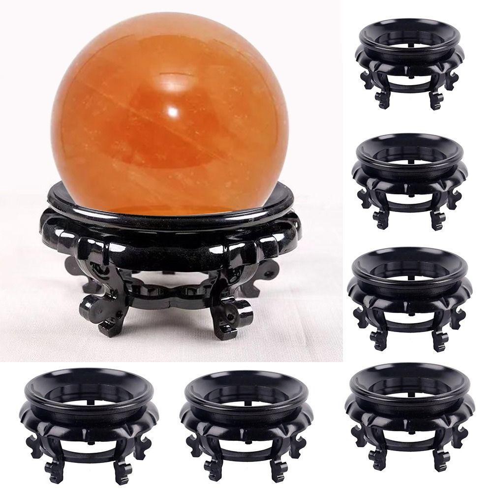 Soild Color Crystal Ball Holder Glassball Base Sphere Display Stand  Home Decoration