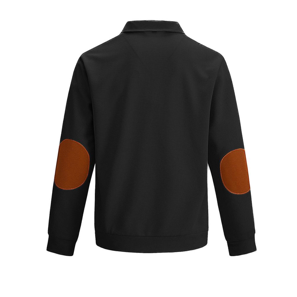 Мужская толстовка, свободная однотонная уличная теплая дышащая футболка, топ