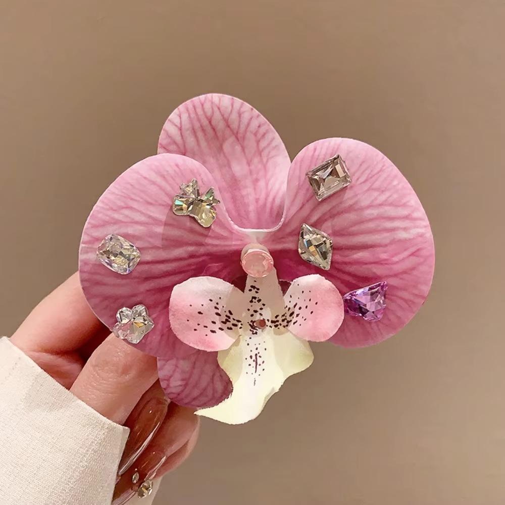 Цветок орхидеи Гавайские заколки для волос Романтичные заколки для волос BB Новые заколки для волос для девочек