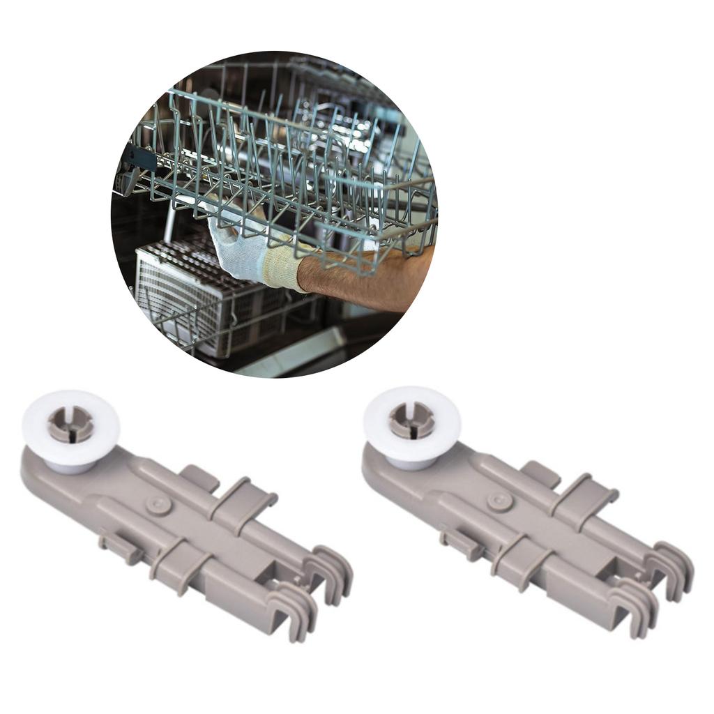 Pack of 4 Dishwasher Upper Rack Wheel Dishwasher Spare Part Dishwasher Wheel Replacement Plastic Texture for Dishwashers