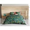 Housse De Couette - Zania - 220x240 Cm - 100% Coton - 2 Taies 63x63 Cm - Vert