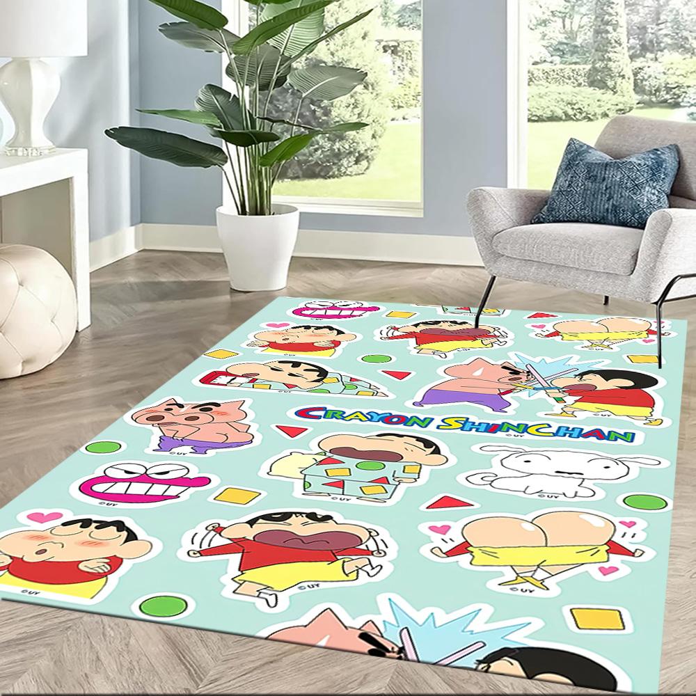Crayon Shin-chan Adventure Square rugs are a great choice for living rooms, bedrooms, home décor, and as gifts.