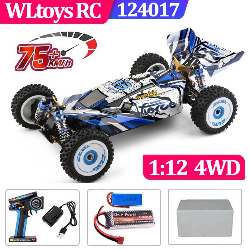 75 КМ/Ч WLtoys 124016 124017 60 КМ/Ч 144001 Электрический 4WD Пульт Дистанционного Управления Высокоскоростной Квадроцикл Дрифт RC Машины для Взрослых Игрушки