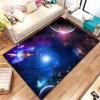 3D Moonlight Unicorn Print Rug Galaxy Planet Living Room Bedroom Sofa Décor Rug Door Mat Kitchen Non-Slip Floor Mat Picnic Camp