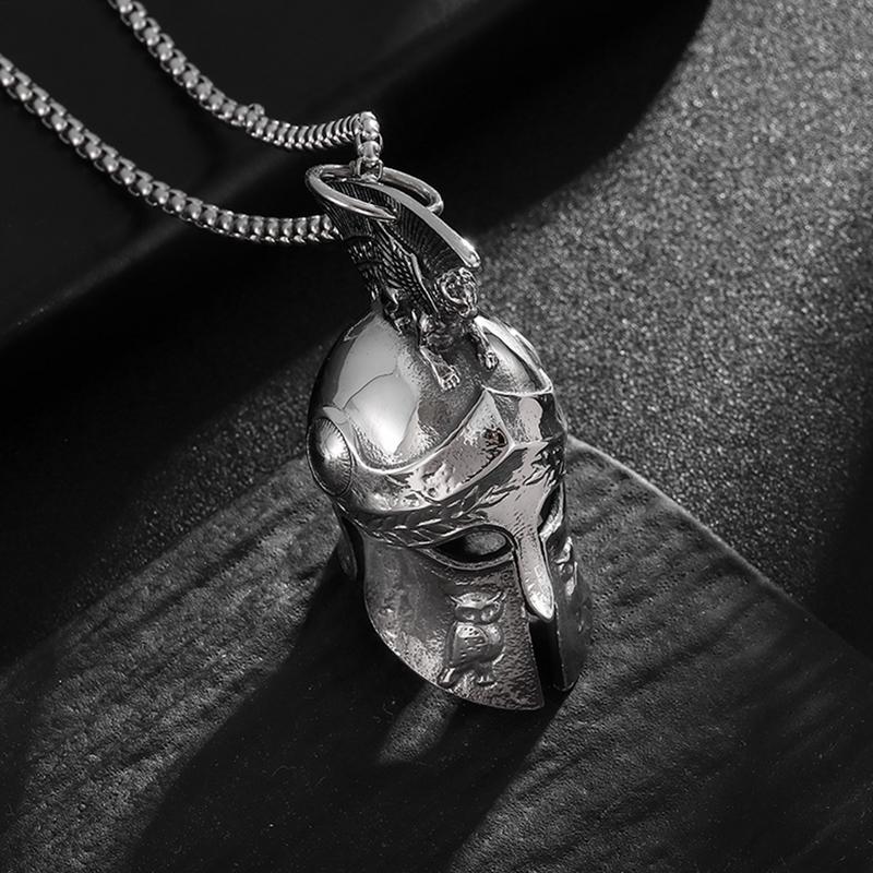 Подвеска-колокольчик для мотоцикла в стиле шлема древнегреческого воина, колокольчик удачи, ретро-колокольчик безопасности для мотоцикла, украшение