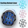 Motorcycle Helmet Liner Pad Anti-deformation Silicone Helmet Pad Ventilate Breathable Cycling Helmet Ventilation Liner