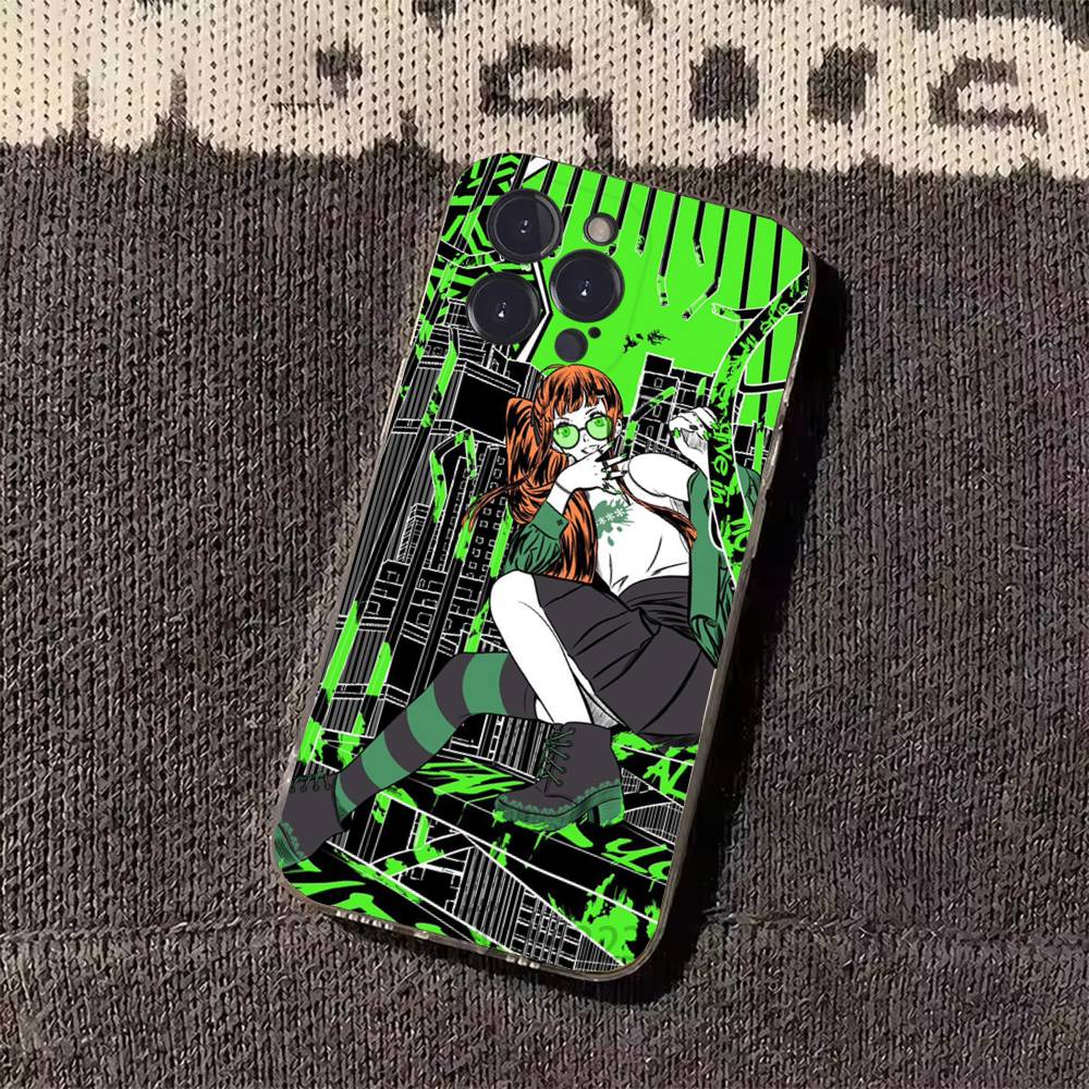 Игровые чехлы для телефона P-Persona 5 для iPhone 17 16 15 14 13 12 11 Pro Max Plus Роскошная защита камеры Пластик