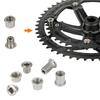5Pcs Single Double Triple Bike Chainring Bolts Nut with Multiple Size Optional for Single, Double and Triple Chainrings