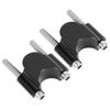 78in 30mm Handlebar Risers Clamp Bars Kit Universal Parts for Motorcycle Off Road ATV(Black )
